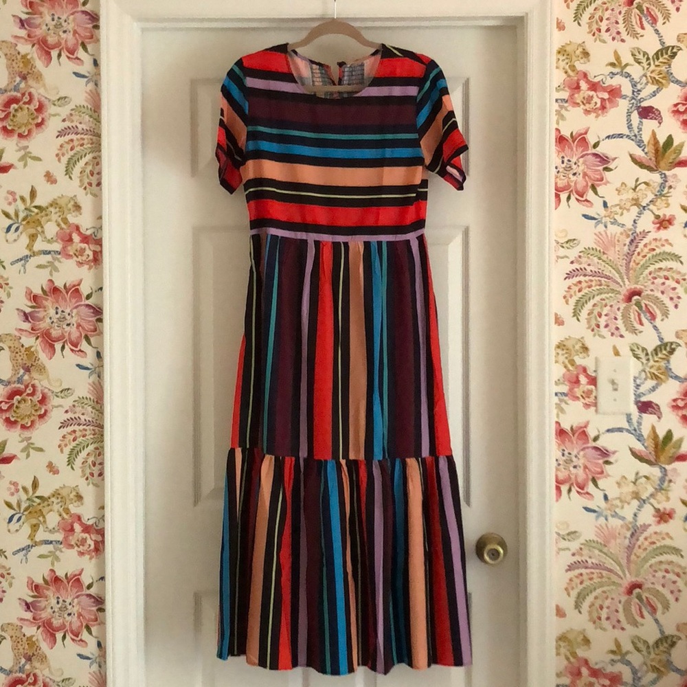 Fun Colorful Midi Dress